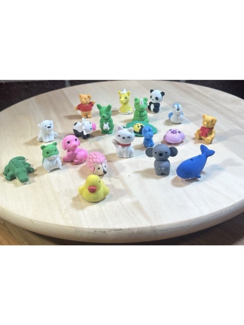 Mixed lot Erasers 20 Toy mini–Animals No repeats All as shown